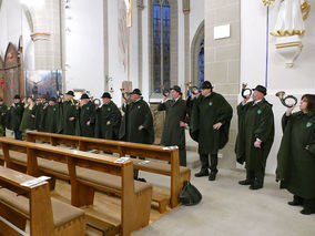 Hubertusandacht in St. Crescentius (© Karl-Franz Thiede)